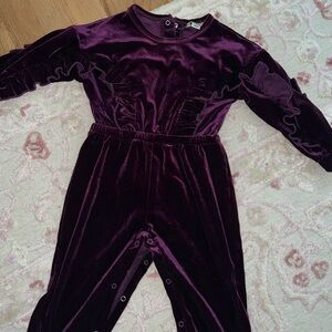 Habitual Girl Velour Jumpsuit